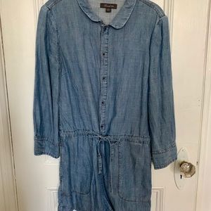 Anthropologie Chambray Romper
